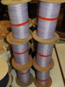 Six Rolls of Lilac Ribbon