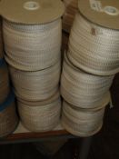 Six Rolls of Cream & Gold Braid