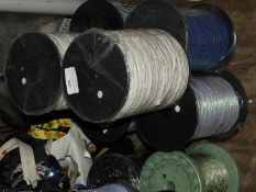Six Rolls of Assorted Braided Thread