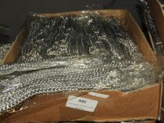 Box Containing 20 Lengths of Chrome Chain