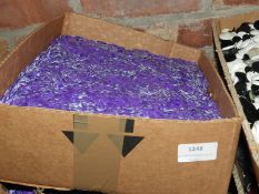 Box of Purple Sequins