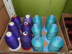 Box Containing Twelve Cones of Thread