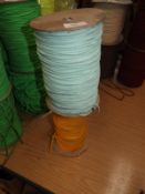Three Rolls of Red Braided Cord