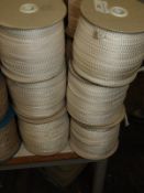 Six Rolls of Cream & Gold Braid