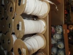 Four Rolls of White Sequins