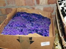 Box of Purple Sequins