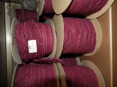 Six Rolls of Lilac Lace Edging