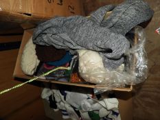 Box of Assorted Woolen and Knitted Garments