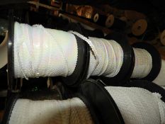 Three Rolls of White Sequins