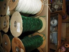 Four Rolls of Green Sequins