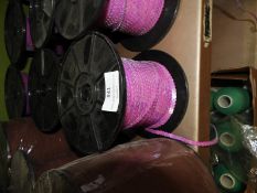 Three Rolls of Pink Sequins