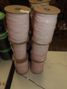 Six Rolls of Pink Sequins