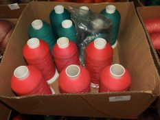Box Containing Twelve Cones of Thread