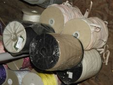 Six Rolls of Assorted Elastic