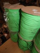 Four Rolls of Green Braided Cord