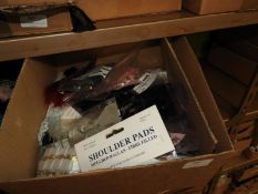 Box Containing 40 Mixed Haberdashery Items (as per