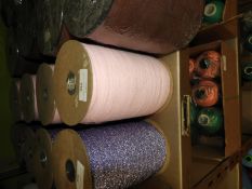 Three Rolls of Pink Knitting Wool