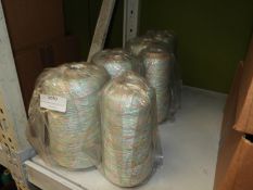 Eight Cones of Multi Pastel Coloured Thread
