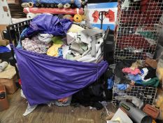 Large Quantity of Assorted Fabric Remnants