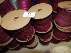 Six Rolls of Pink Sequins