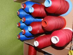 Box Containing Twelve Cones of Thread