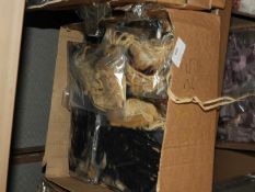 Box Containing Assorted Feather and Other Decorati