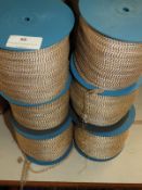 Six Rolls of Cream & Gold Braid