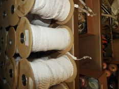 Four Rolls of White Sequins