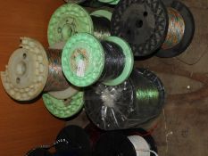 Six Rolls of Assorted Braided Thread