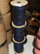 Three Rolls of Navy Blue Sequins