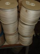 Six Rolls of Cream & Gold Braid