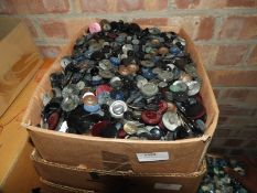 Box Containing a Large Quantity of Assorted Button