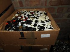 Box Containing a Large Quantity of Assorted Button
