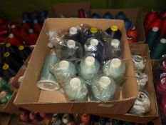 Twelve Cones of Assorted Threads (As Per Photograp