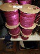 Six Rolls of Pink Sequins