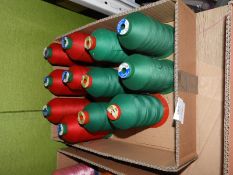 Box Containing Twelve Cones of Thread