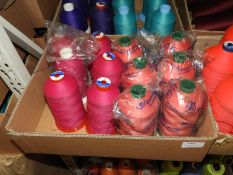 Box Containing Twelve Cones of Thread