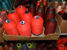 Box Containing Twelve Cones of Thread