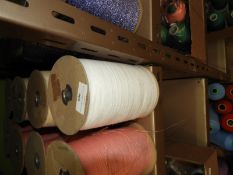 Three Rolls of Cream Knitting Wool