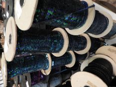 Three Rolls of Blue Green Sequins