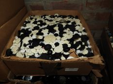 Box Containing a Large Quantity of Assorted Button