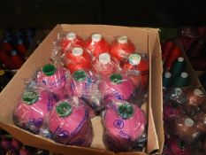 Twelve Cones of Assorted Threads (As Per Photograp