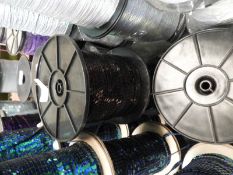 Three Rolls of Brown Sequins