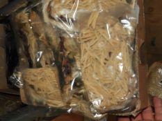 Box Containing Assorted Feather and Other Decorati