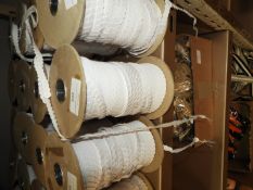 Four Rolls of White Sequins