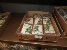 Box Containing 40 Christmas Charms