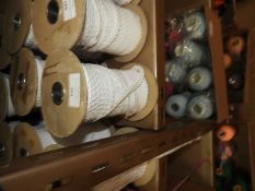 Four Rolls of White Sequins