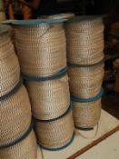 Six Rolls of Cream & Gold Braid