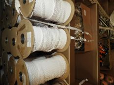 Four Rolls of White Sequins