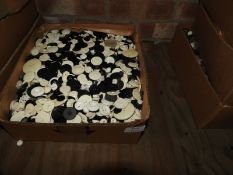 Box Containing a Large Quantity of Assorted Button